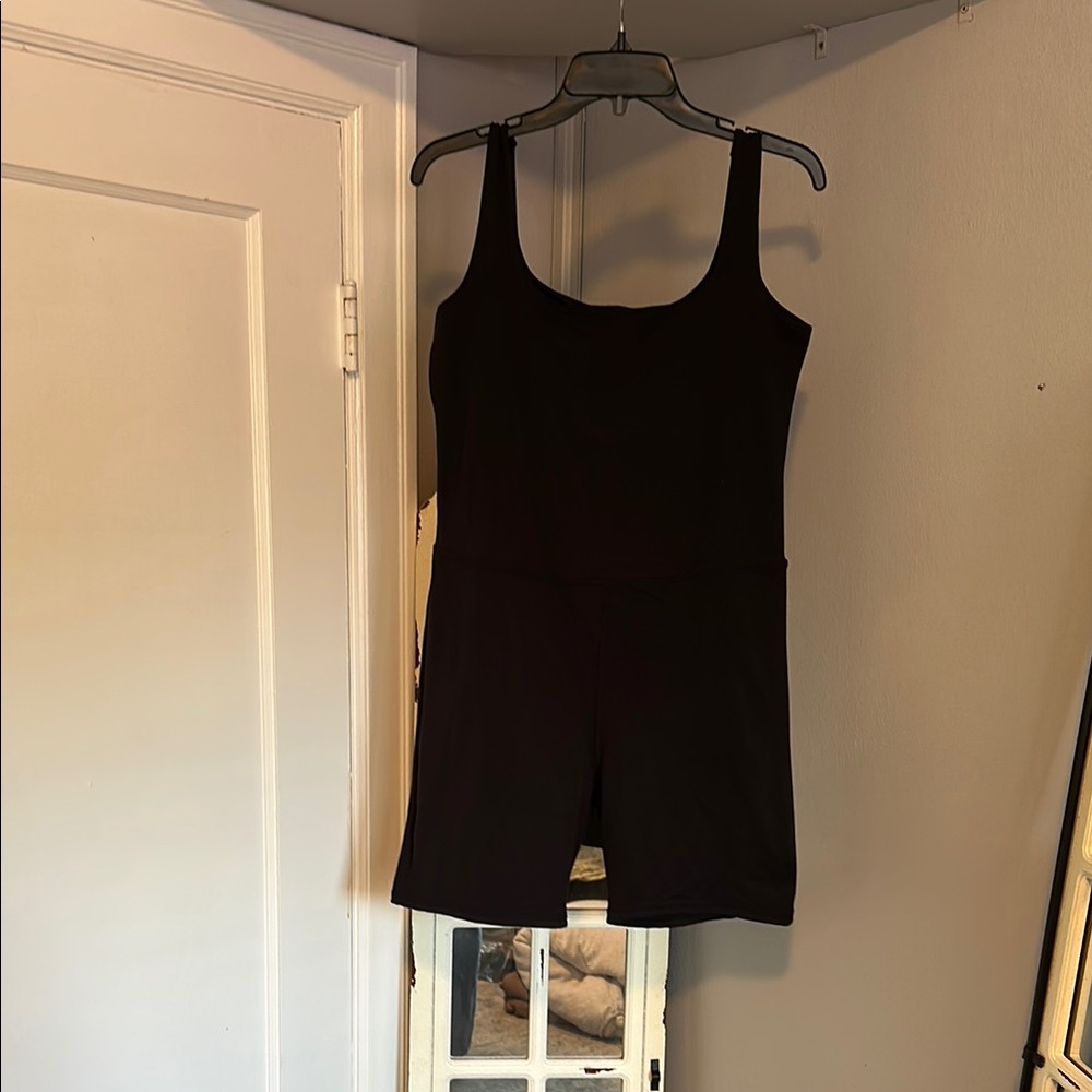Black Sleeveless Romper